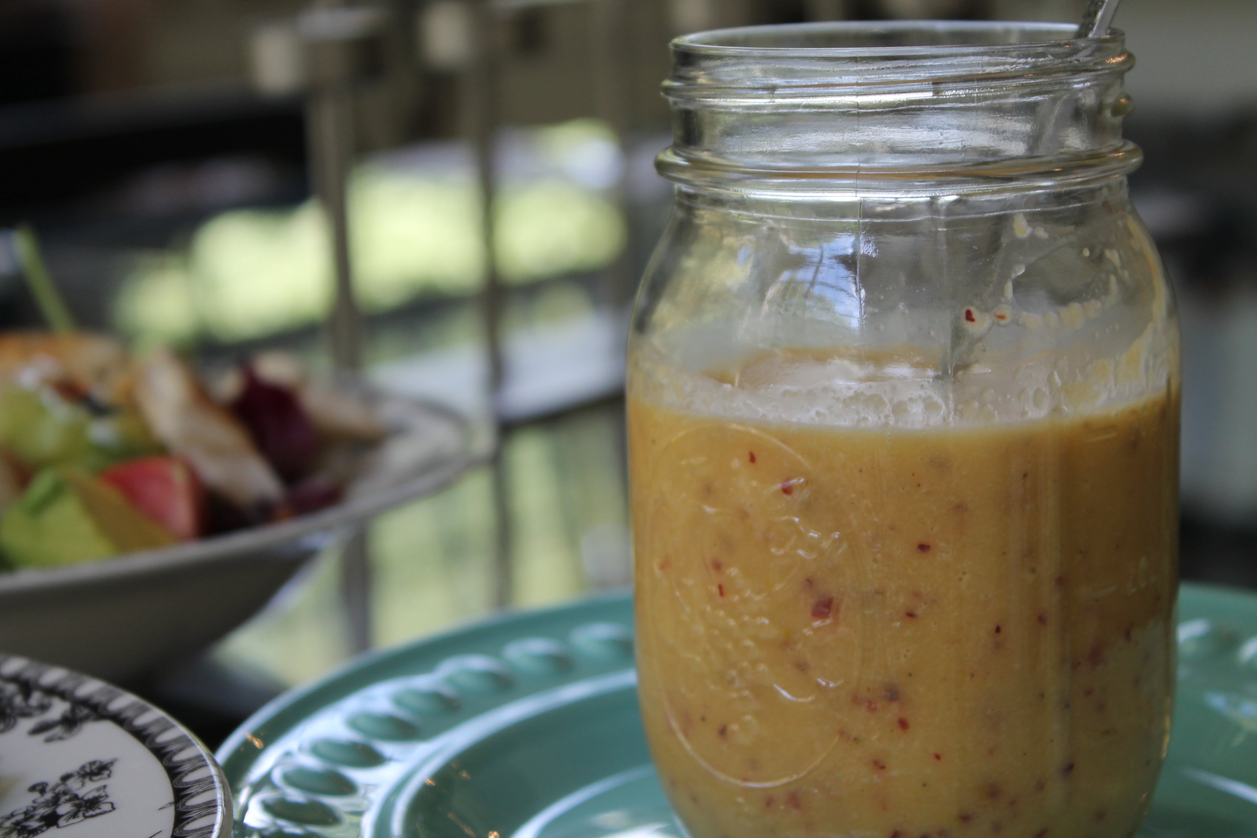 Peach Lemon Honey White Balsamic Dressing Spices in My DNA