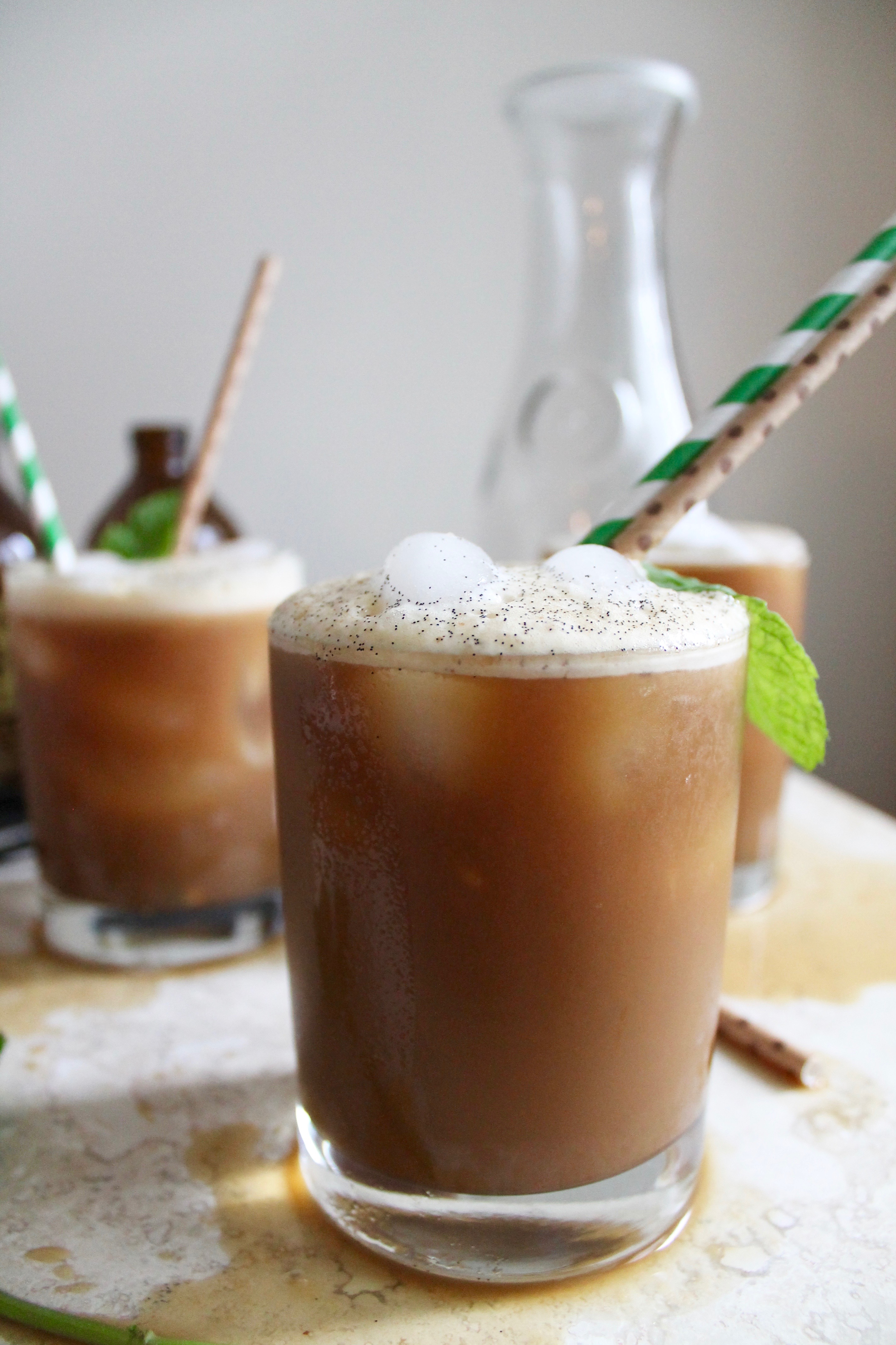 Mint Vanilla Bean Cold Brew Iced Coffee Spices in My DNA