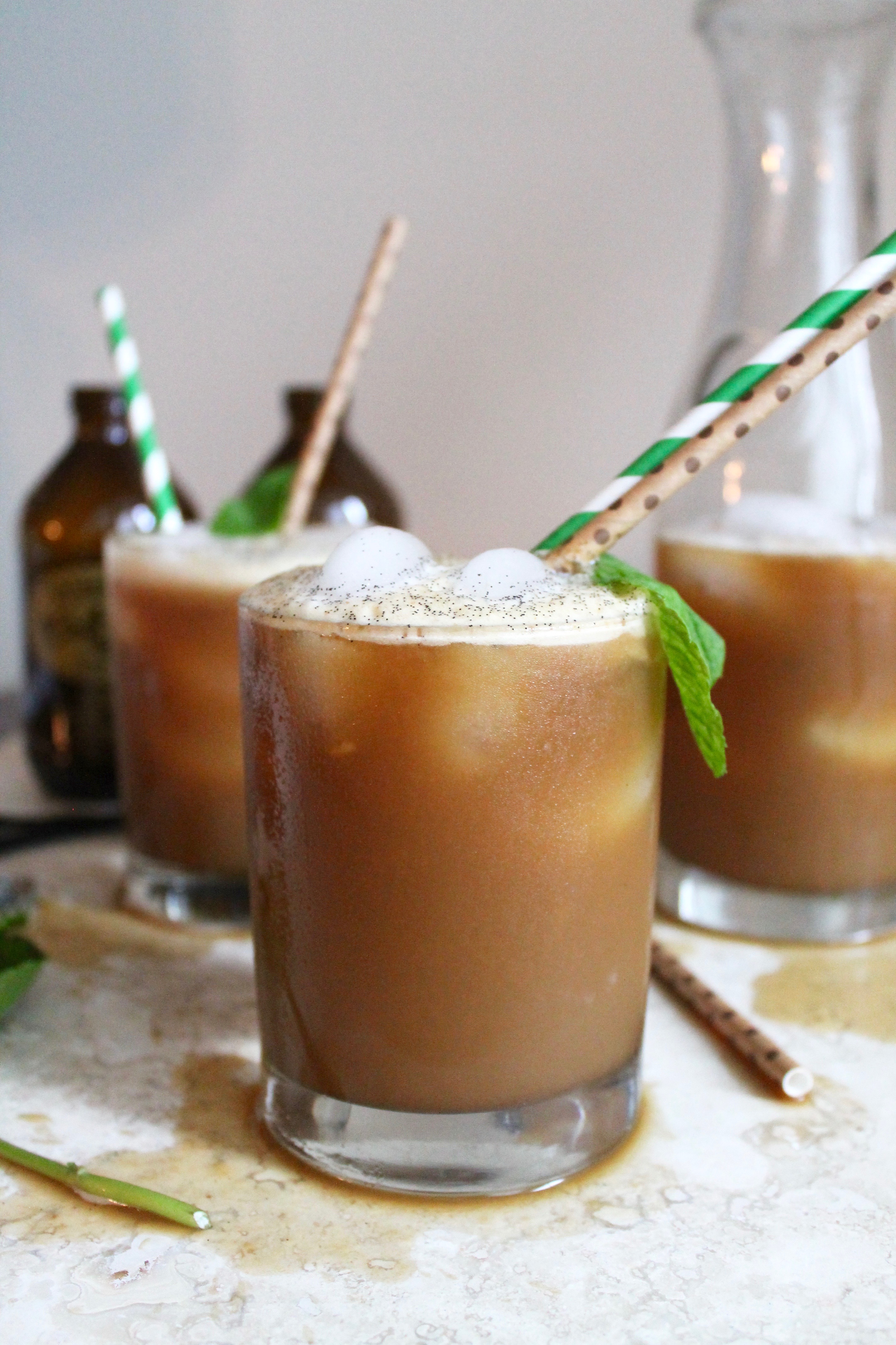 Mint Vanilla Bean Cold Brew Iced Coffee Spices in My DNA