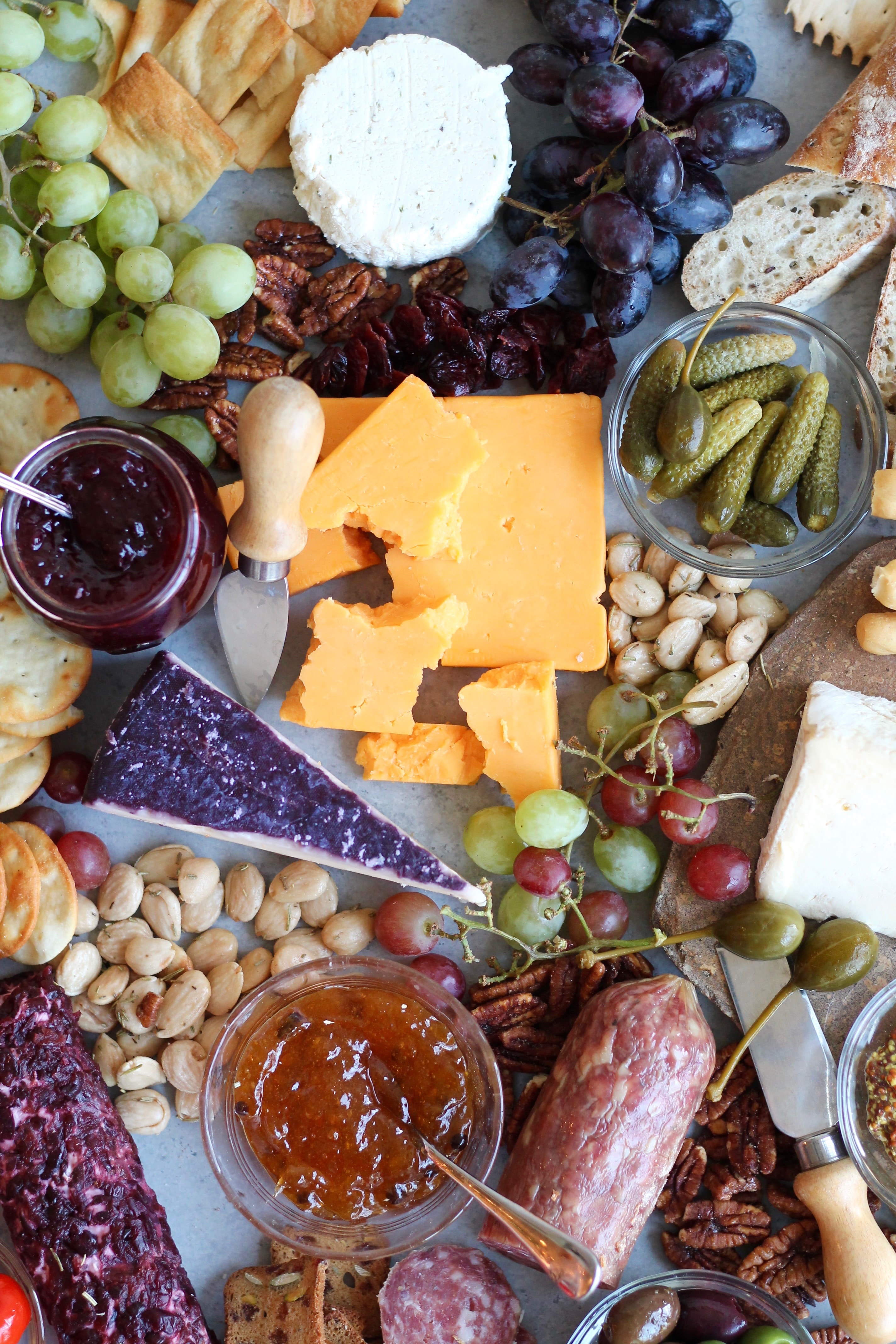 How to Build A Holiday Cheese Board + Quick Spiced Apricot Preserves
