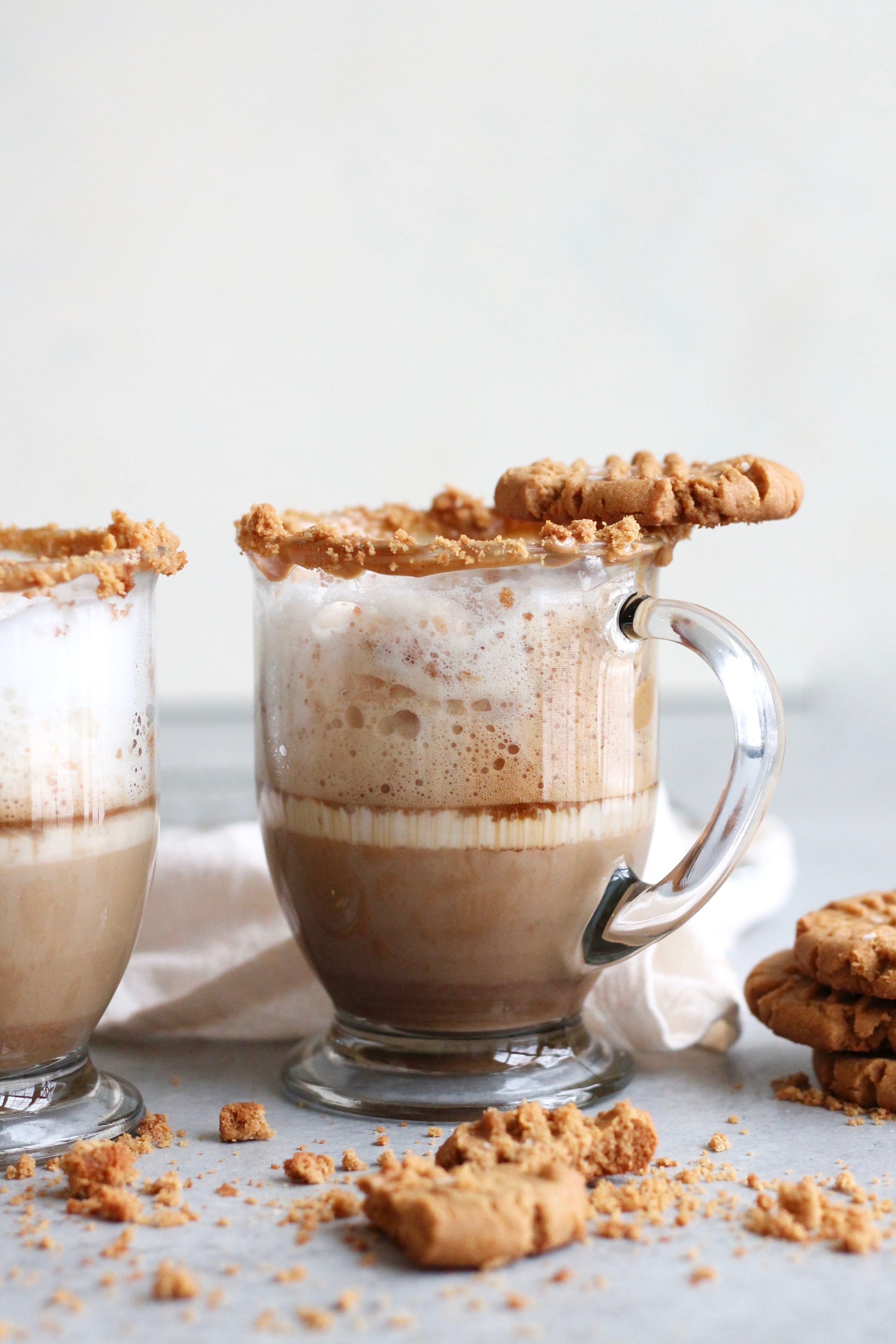 Salted Peanut Butter Cookie Lattes