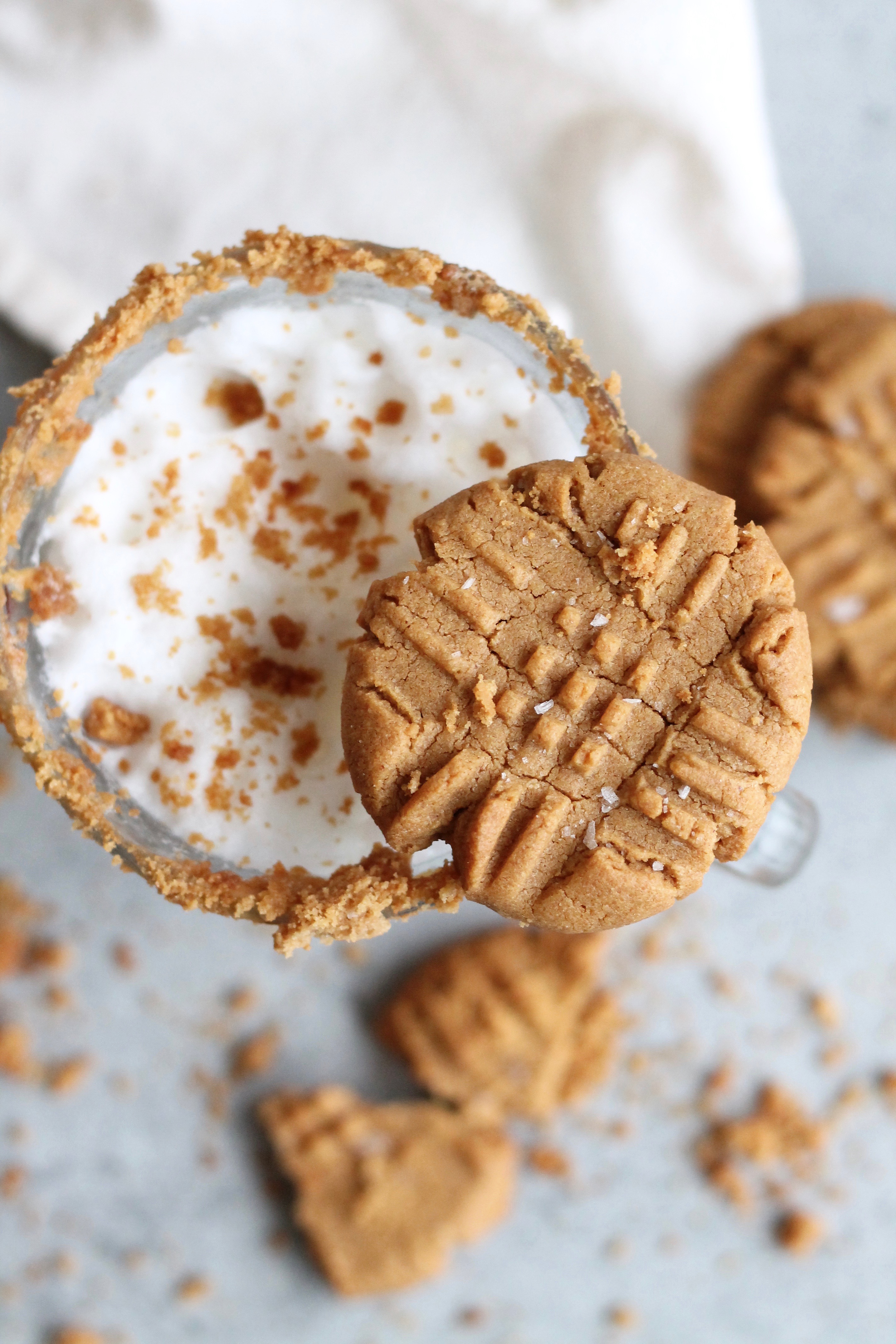Salted Peanut Butter Cookie Lattes