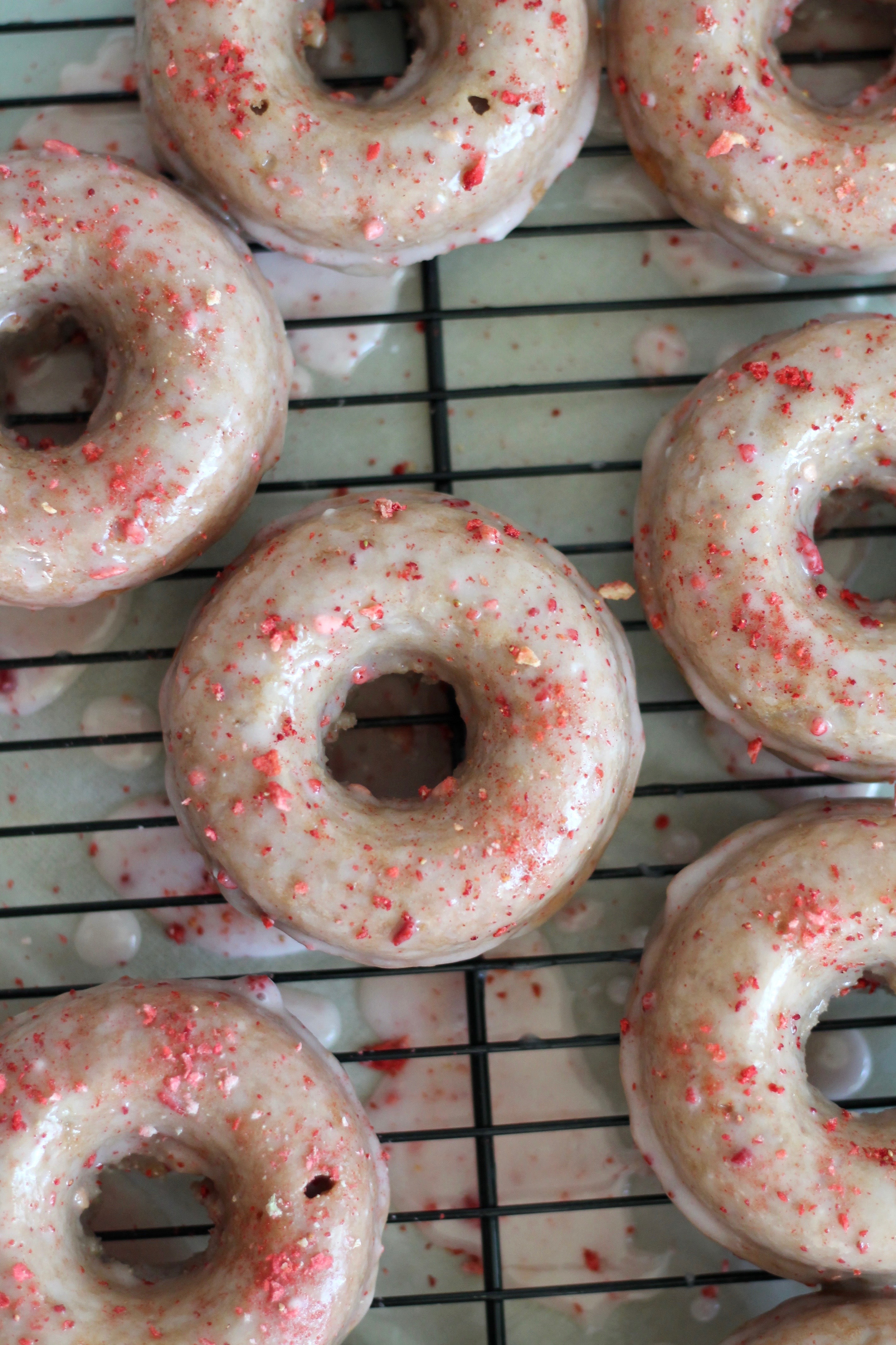 Baked Rosé Donuts
