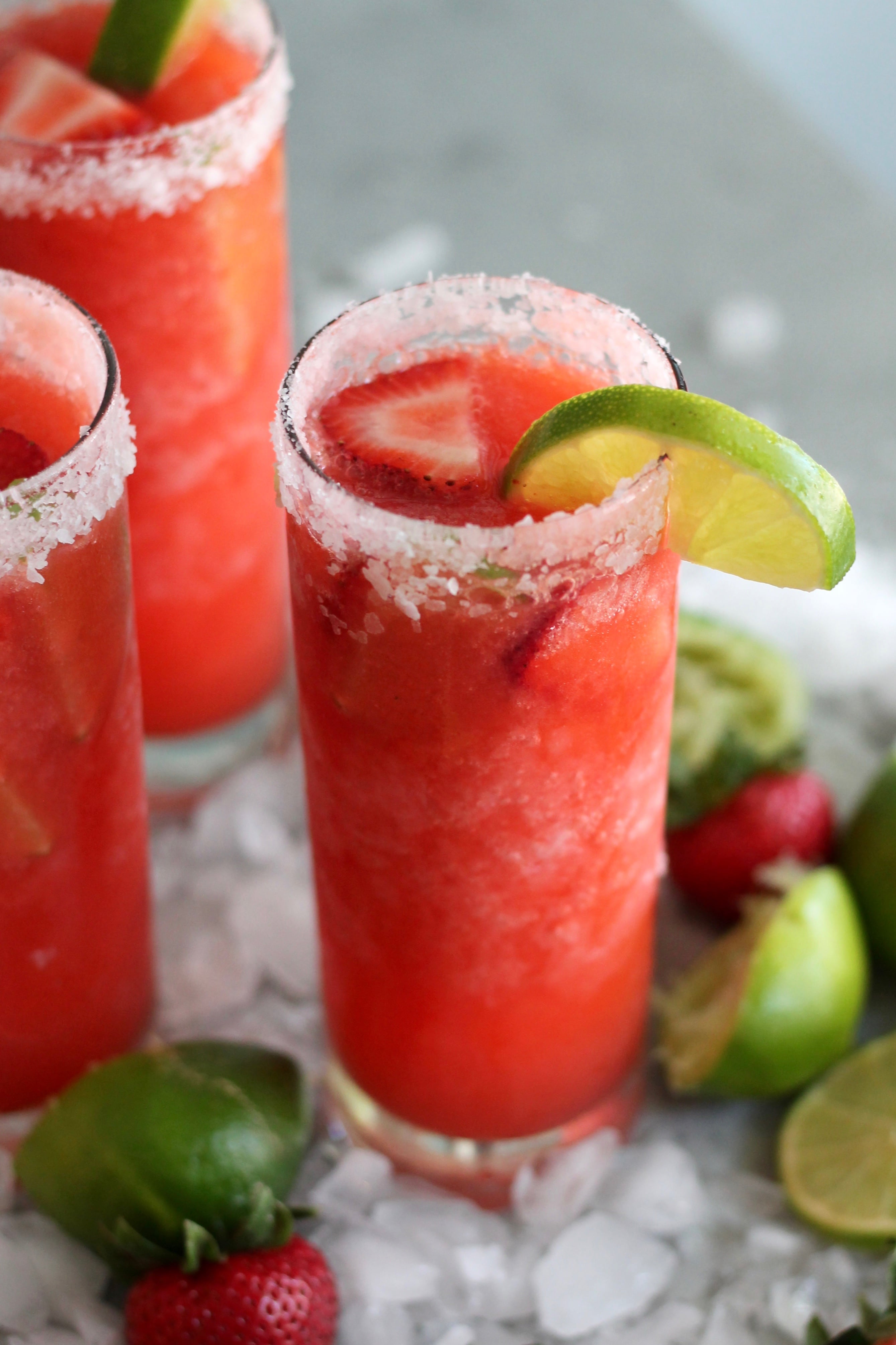Strawberry Frozen Margaritas