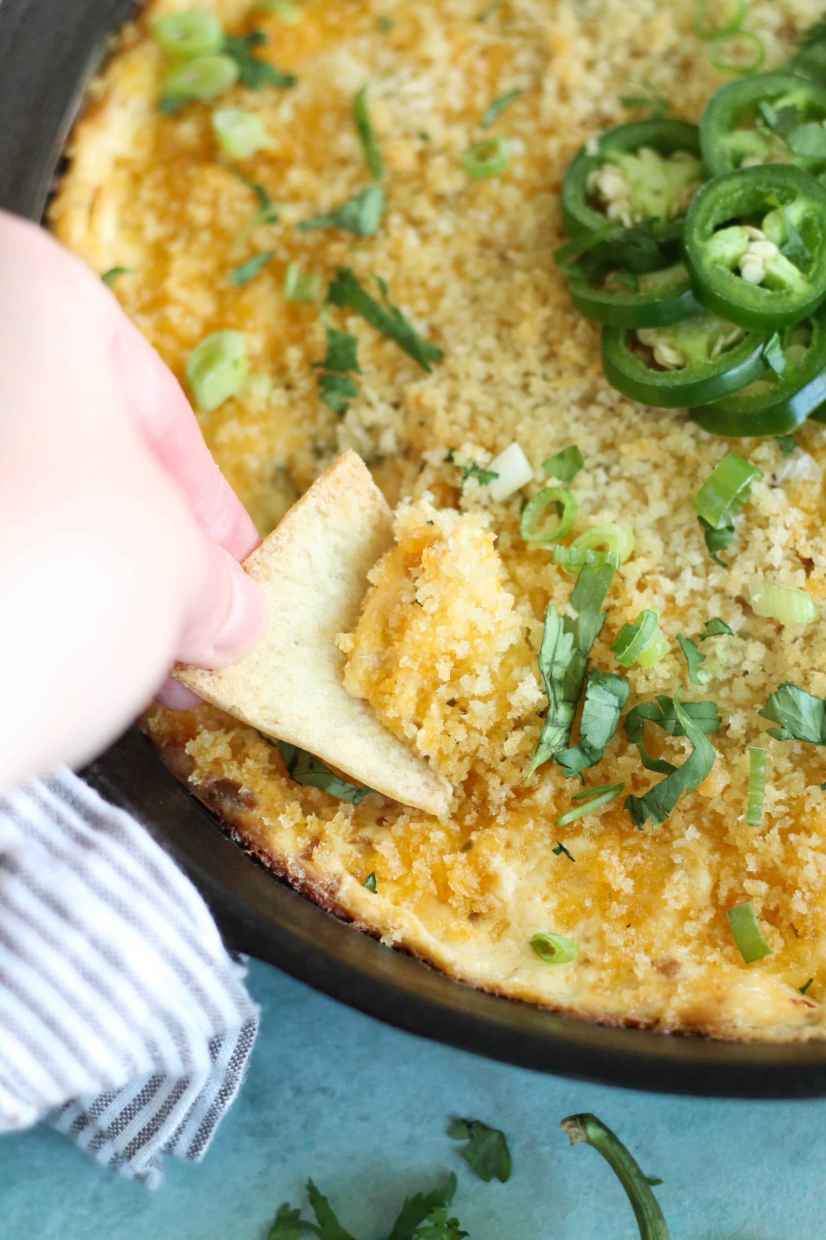 3 Cheese Jalapeño Popper Chorizo Dip