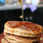 Whole Wheat Gingerbread Pancakes for Two