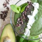 Healthy Mint Chocolate Smoothie Bowl