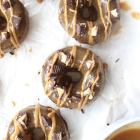Lightened-Up Chocolate Peanut Butter Donuts