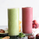 Peanut Butter Avocado Green Smoothie + Red Velvet Superfood Smoothie!