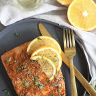 20 Minute Spiced Orange Herb Glazed Salmon