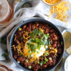 Slow Cooker Beef and Bean Chili