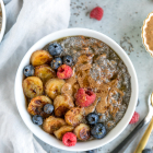 Warm Chia Pudding with Caramelized Bananas