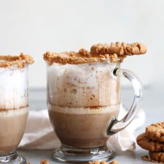 Salted Peanut Butter Cookie Lattes