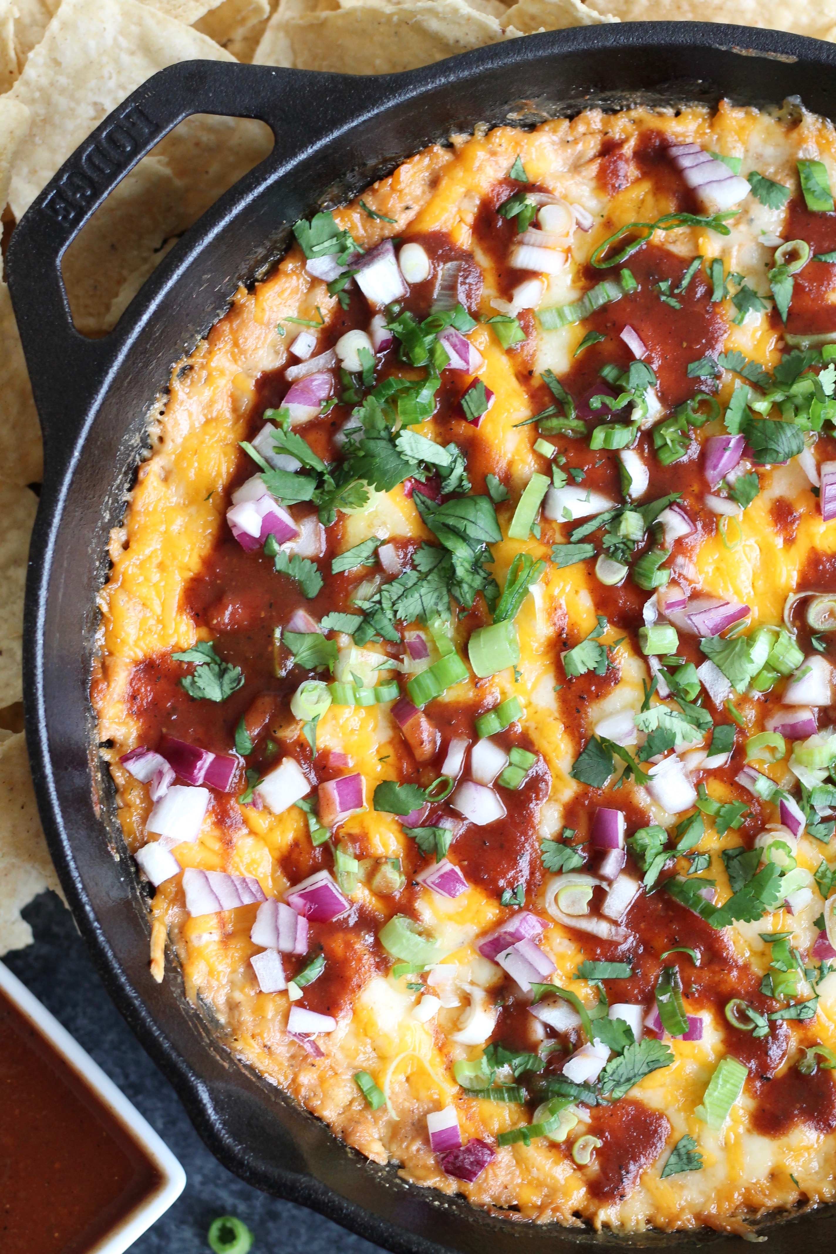 Lightened-Up BBQ Chicken Dip