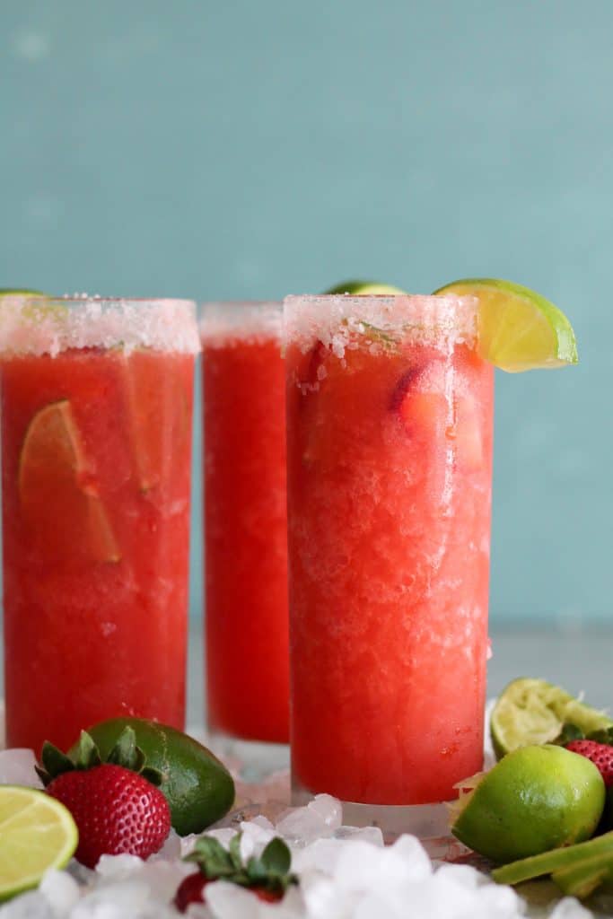 Strawberry Frozen Margaritas