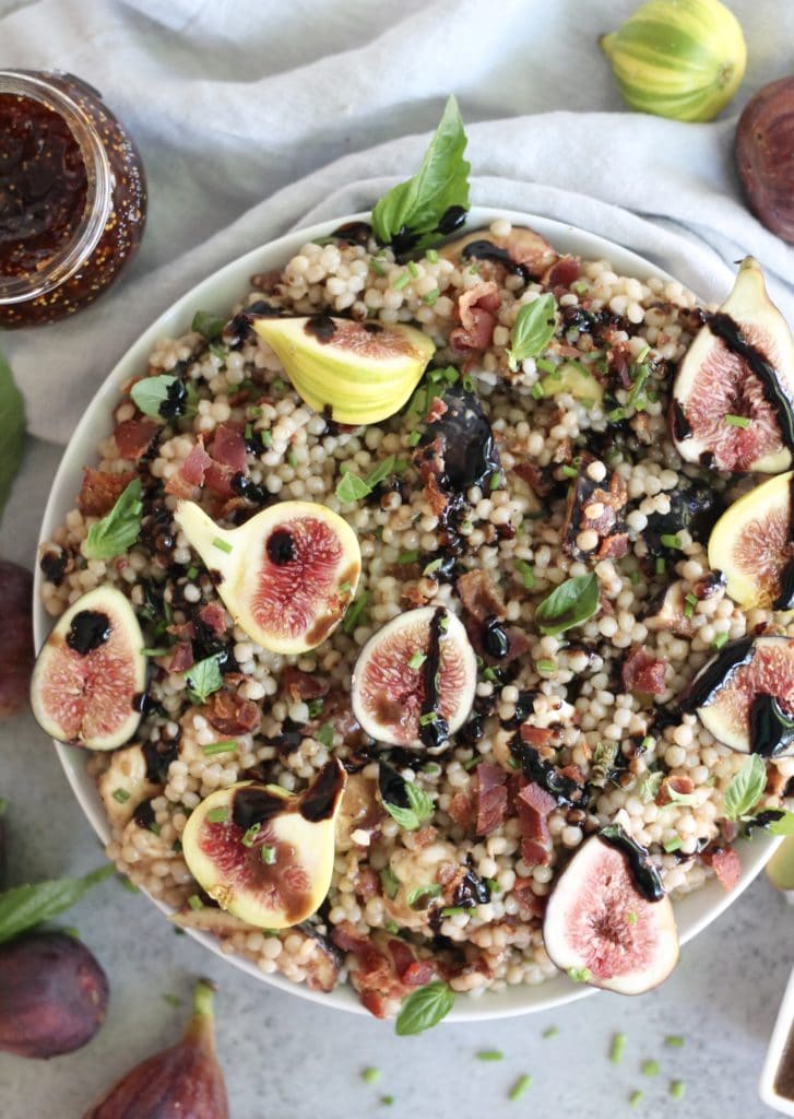 Fig Bacon Balsamic Couscous Salad