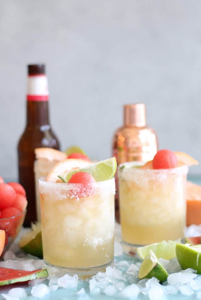 Grapefruit Watermelon Shandy Beergaritas