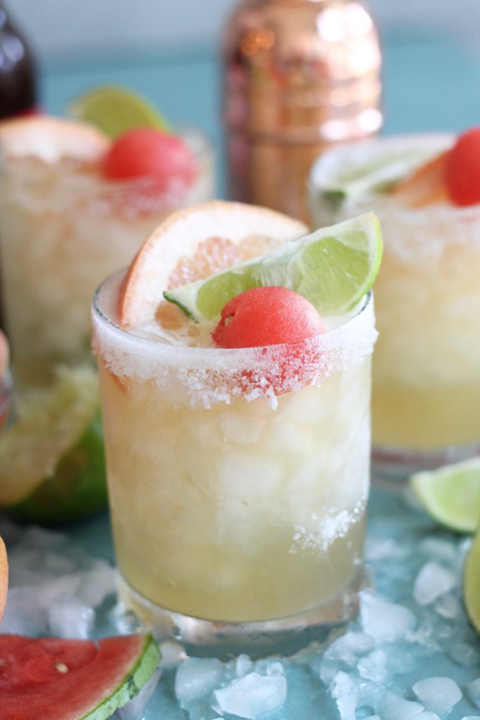 Grapefruit Watermelon Shandy Beergaritas