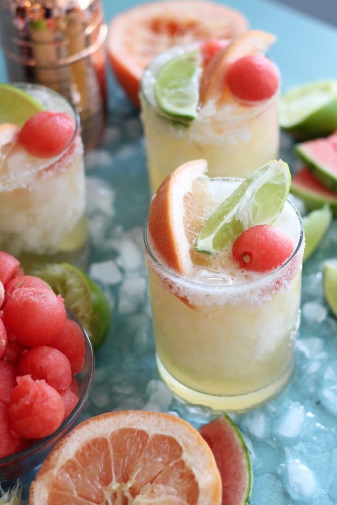 Grapefruit Watermelon Shandy Beergaritas