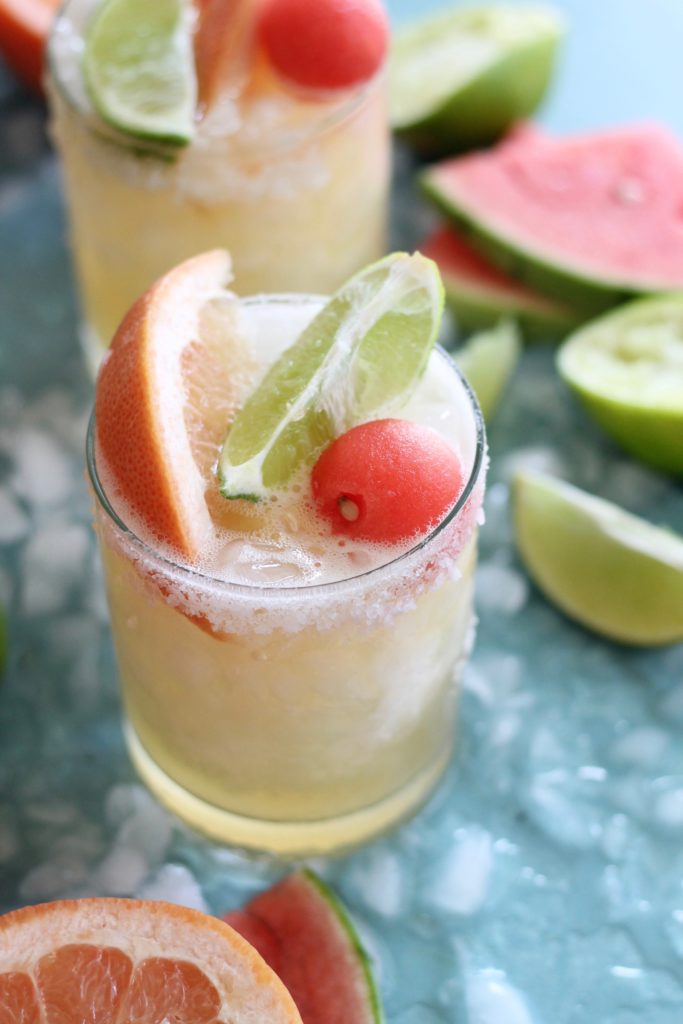 Grapefruit Watermelon Shandy Beergaritas