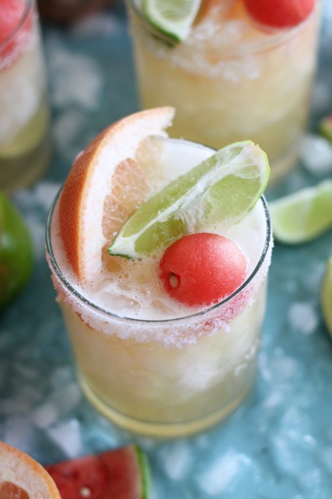 Grapefruit Watermelon Shandy Beergaritas