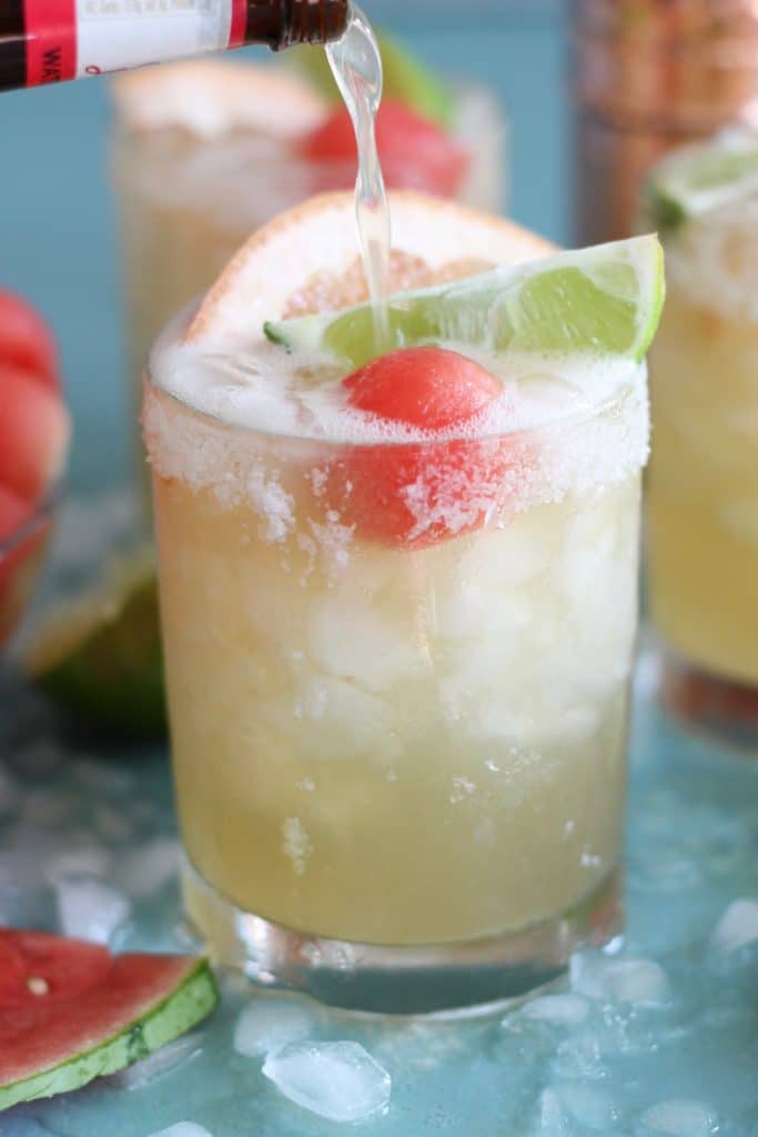 Grapefruit Watermelon Shandy Beergaritas