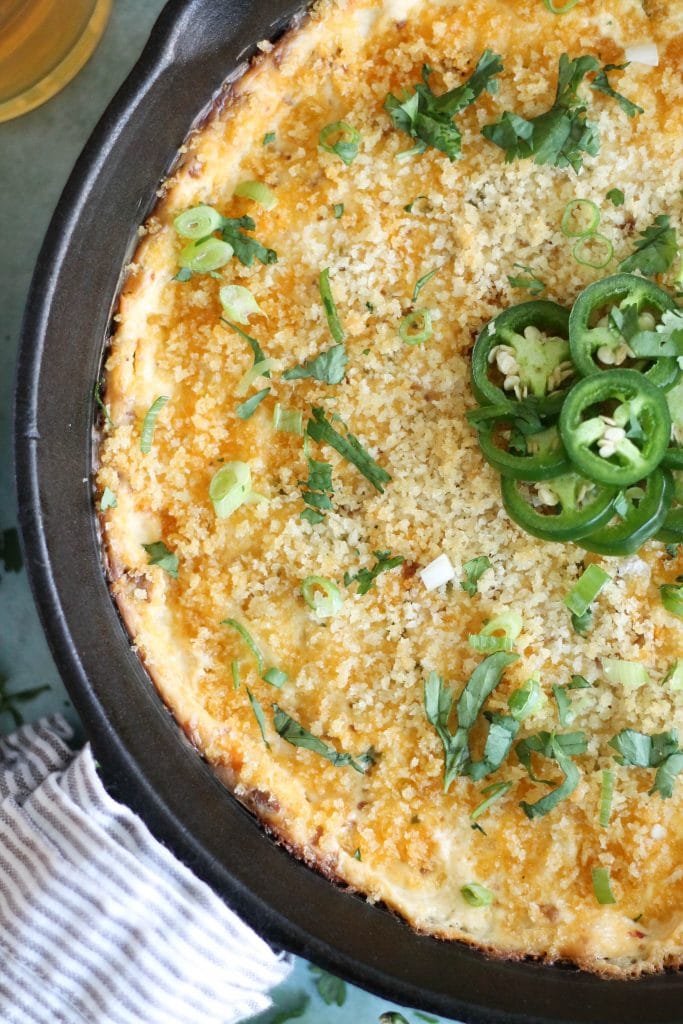 3 Cheese Jalapeño Popper Chorizo Dip