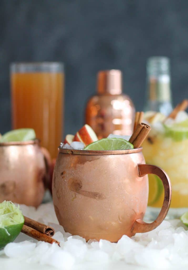 Bourbon Apple Cider Mules
