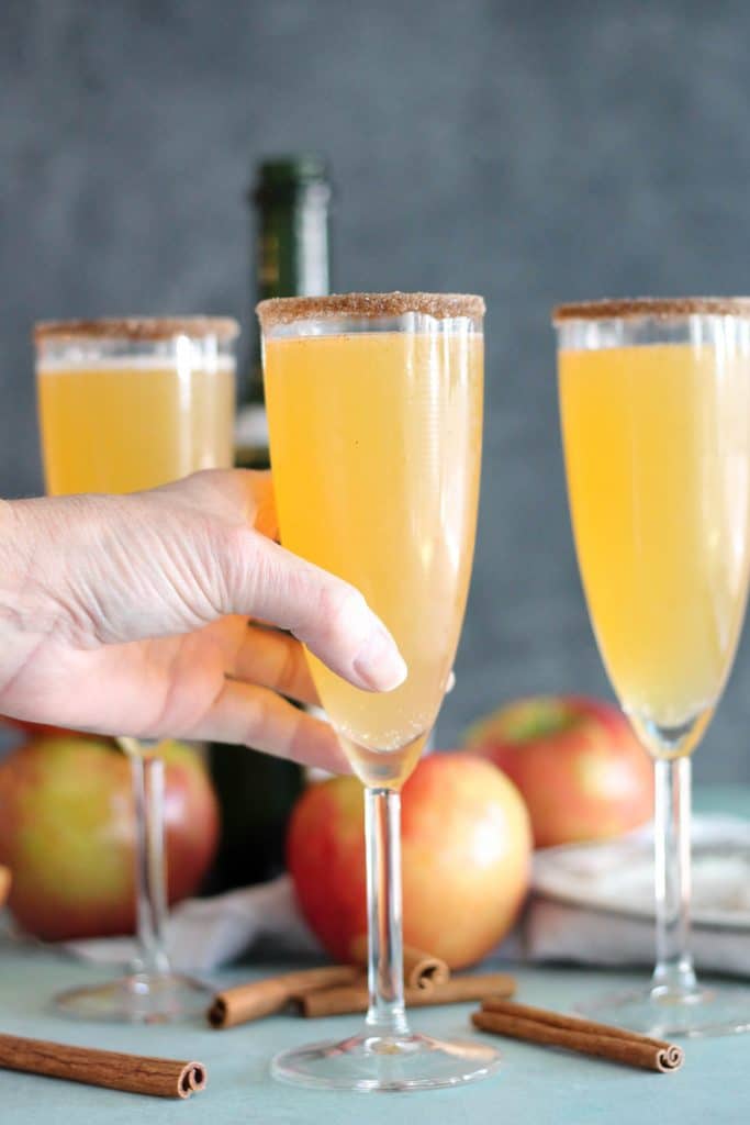 Apple Cider Chai Mimosas