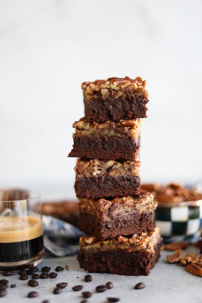 Pecan Pie Espresso Brownies