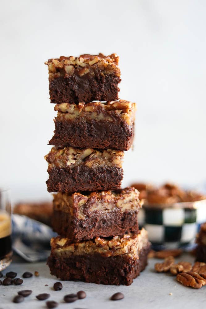 Pecan Pie Espresso Brownies