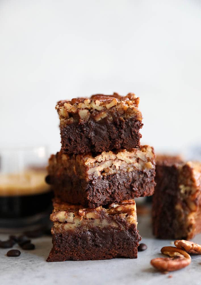 Pecan Pie Espresso Brownies