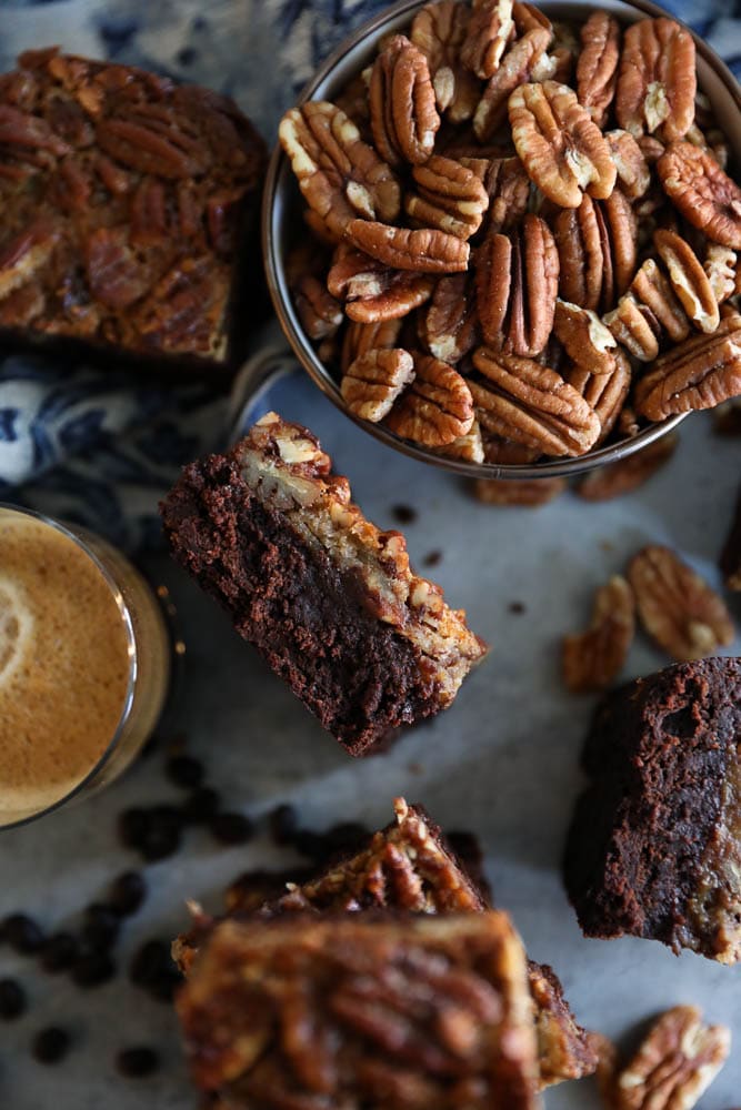 Pecan Pie Espresso Brownies