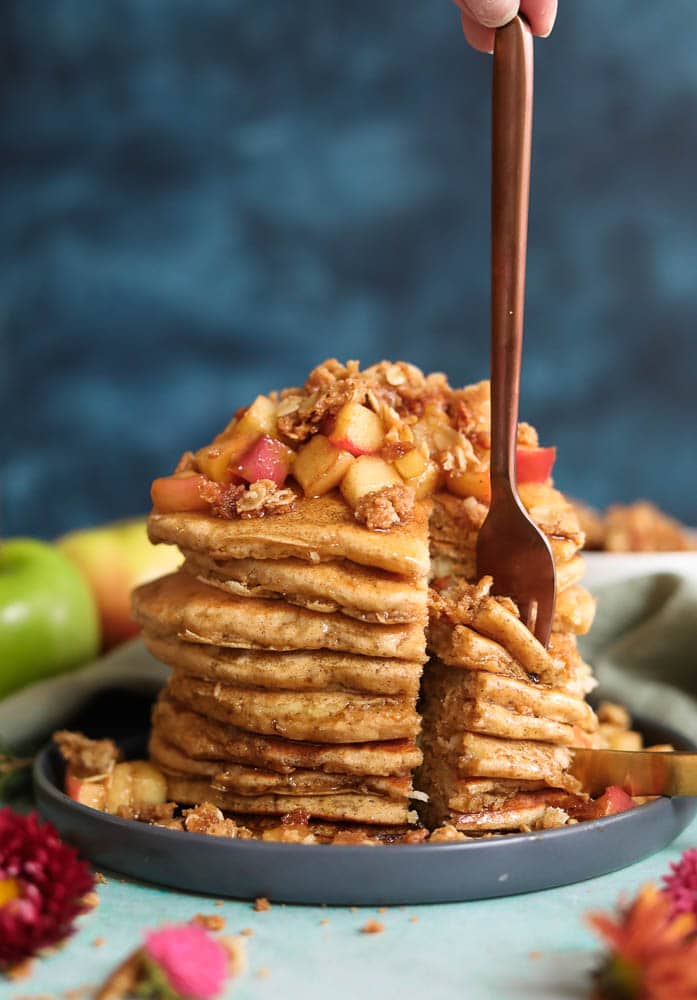 Apple Crisp Pancakes