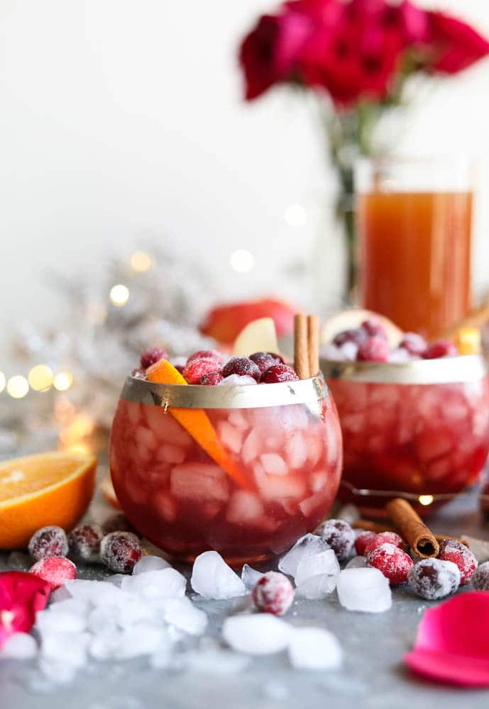 Winter Rosé Sangria