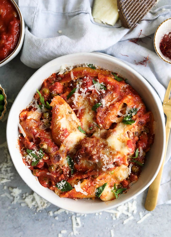 Paella Stuffed Shells