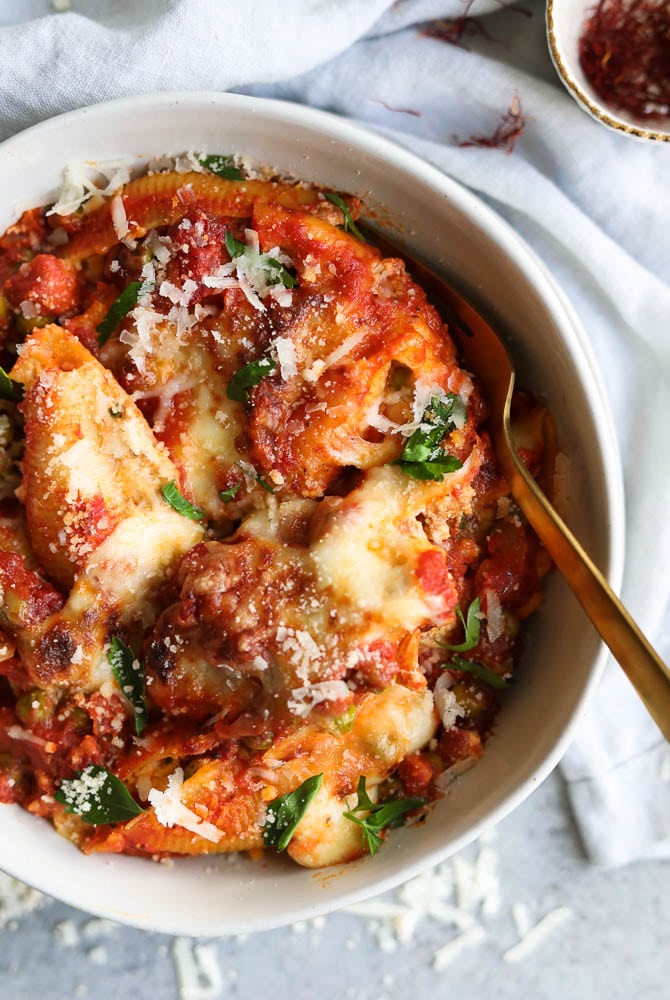 Paella Stuffed Shells