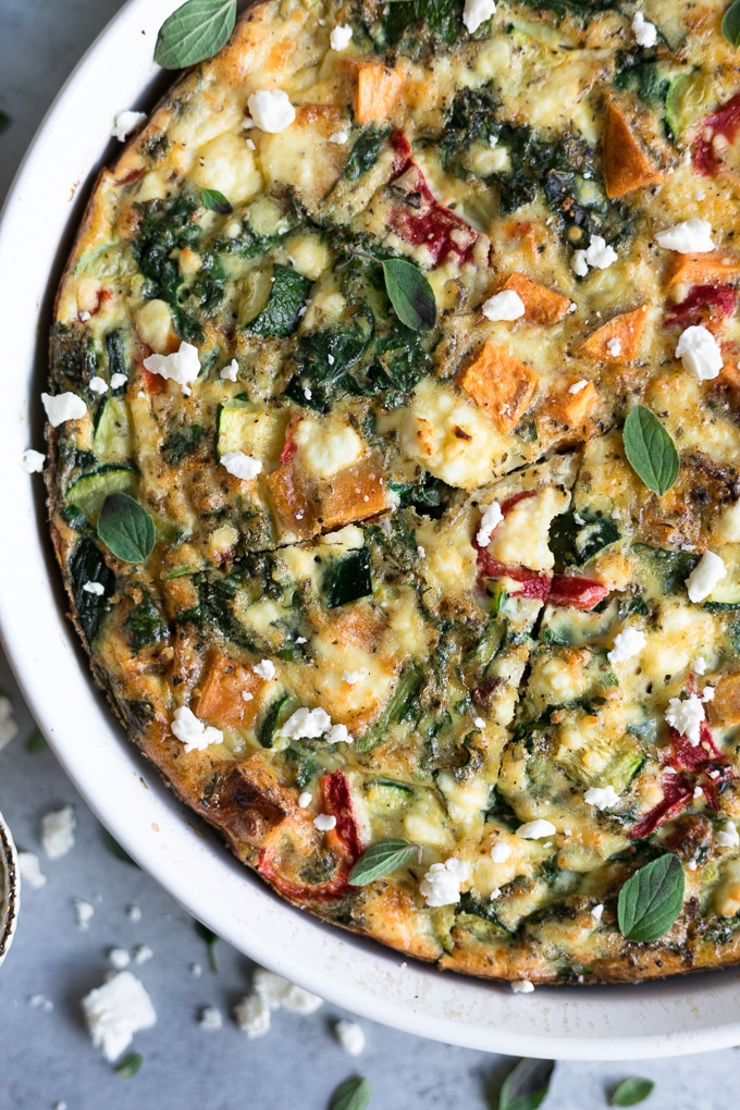 Mediterranean Sweet Potato Frittata