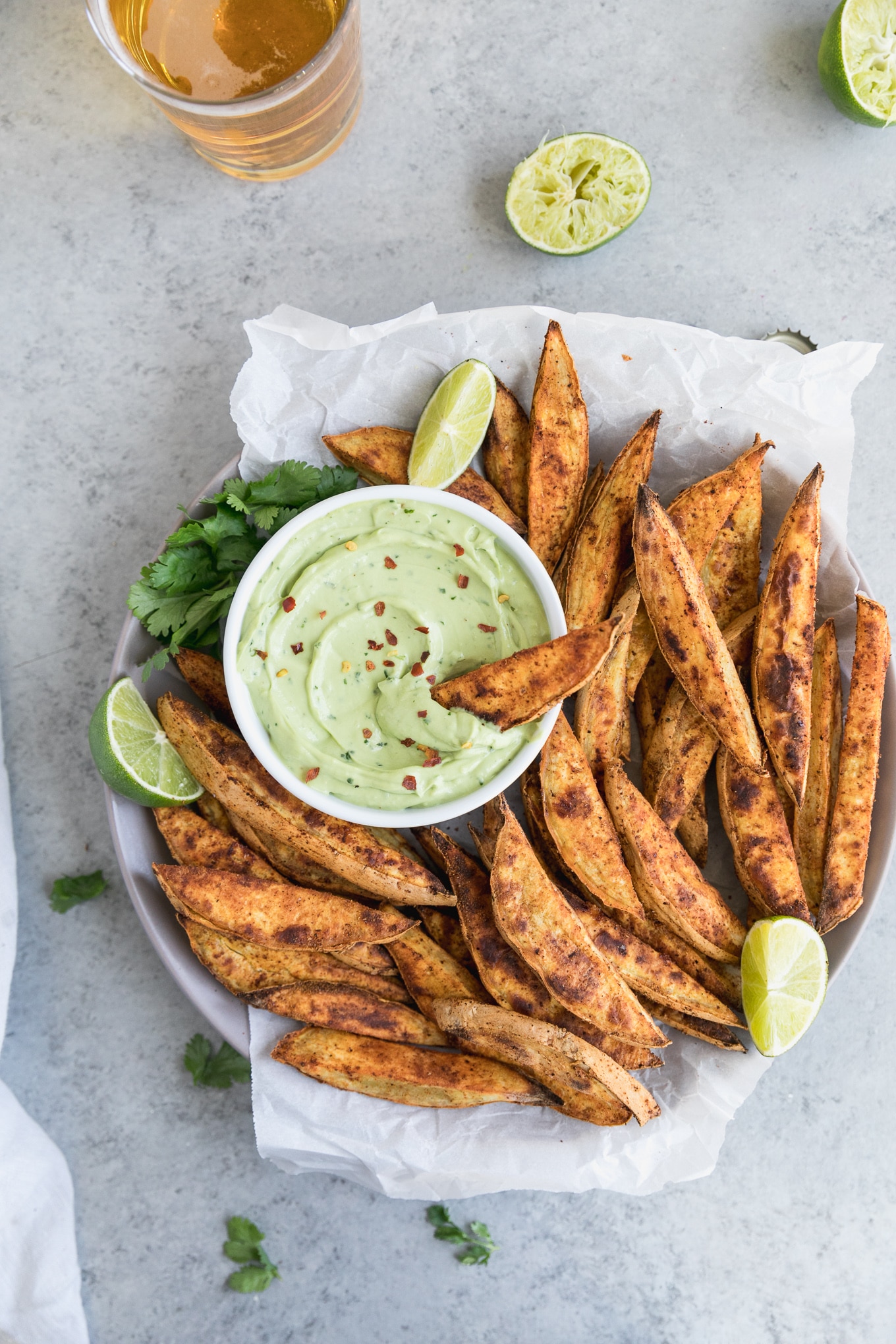 aioli  print mexican sweet potato fries with avocado aioli these