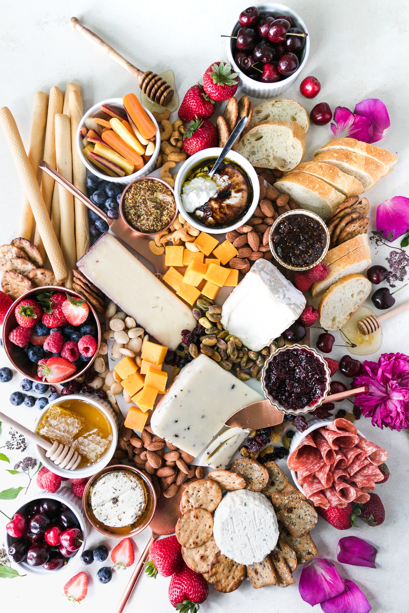My Go-To Summer Happy Hour Cheeseboard