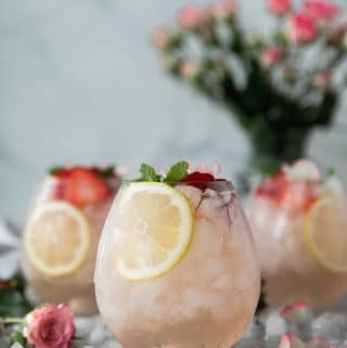 Rosé Lemonade Elderflower Sangria
