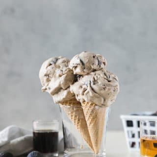 Fig Bourbon Maple Ice Cream