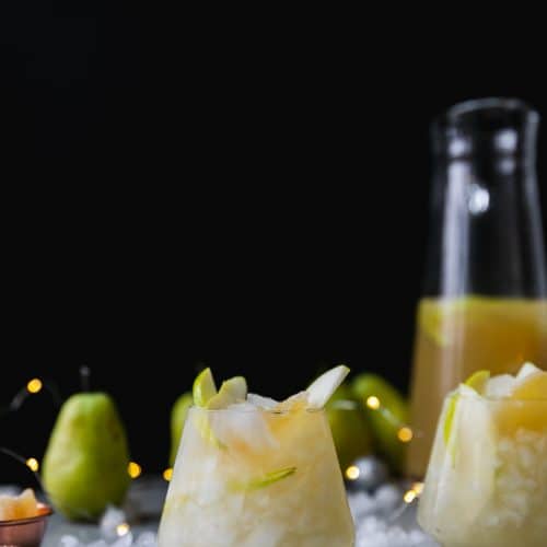 Pear Ginger Champagne Punch