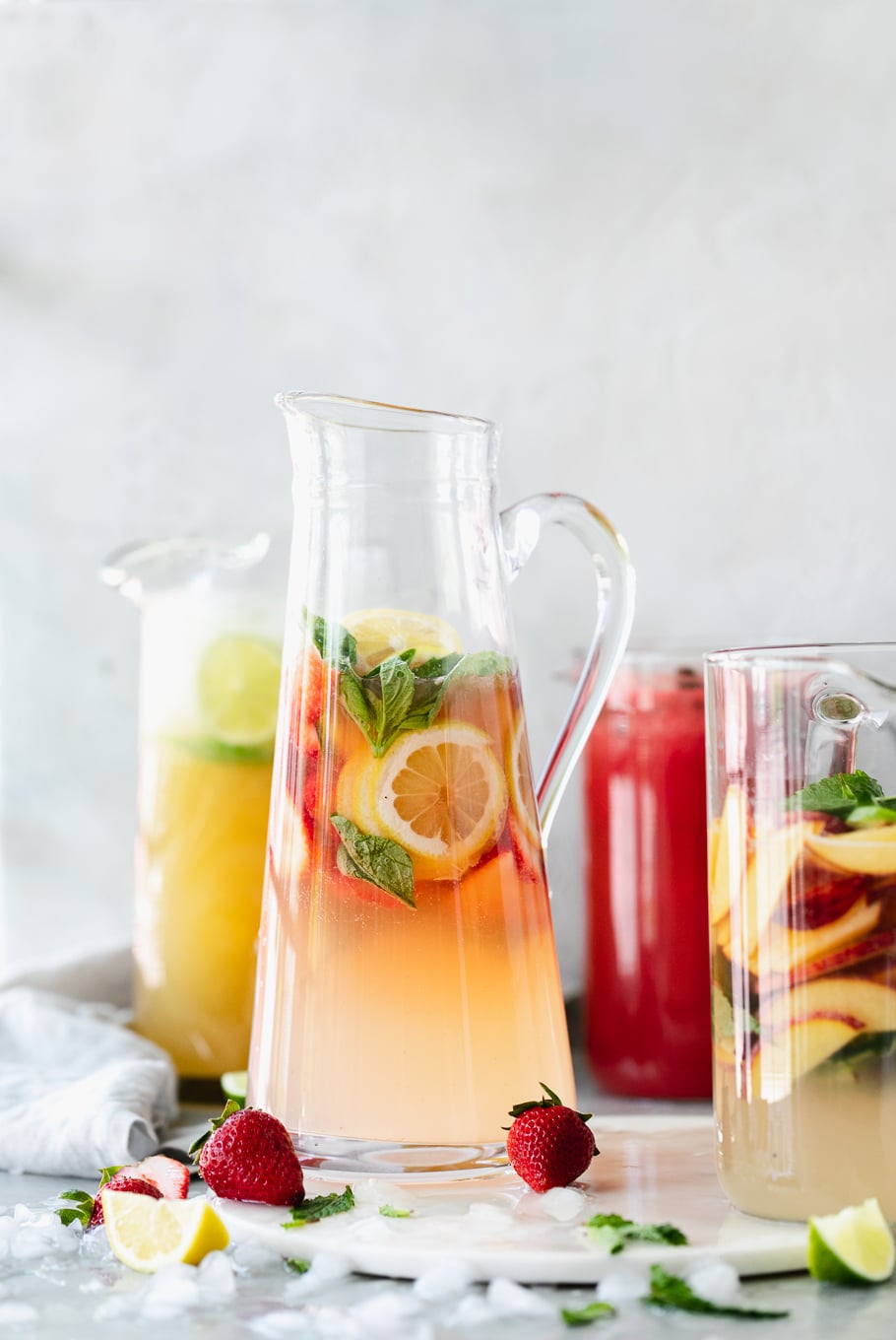 3 Pitcher Cocktail Recipes! (+ a pitcher mocktail too!)