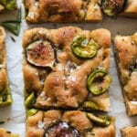 Fig Olive Rosemary Whole Wheat Focaccia